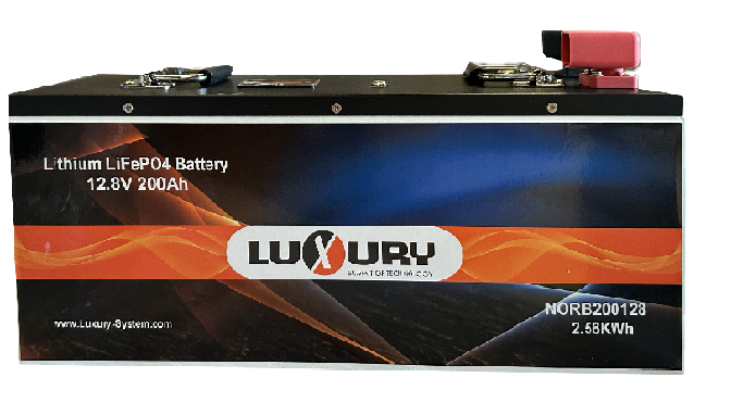 LiFePO4 BATTERY 12.8V 200Ah